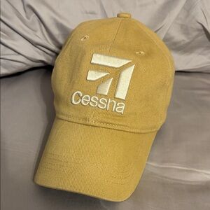 Cessna Tan Baseball Cap